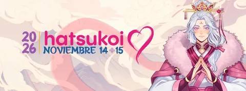 Banner oficial de Hatsukoi con las fechas 14 y 15 de noviembre de 2026.
