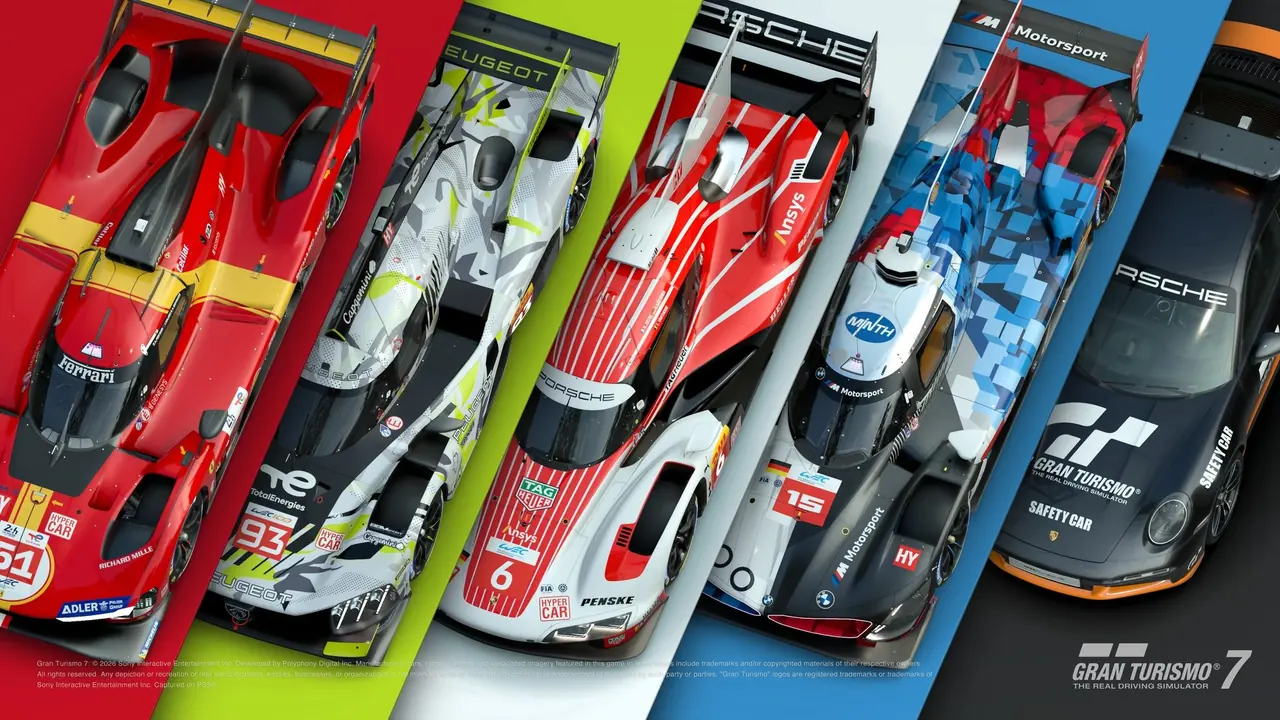 Hypercars de Le Mans de la actualización 1.70 de Gran Turismo 7
