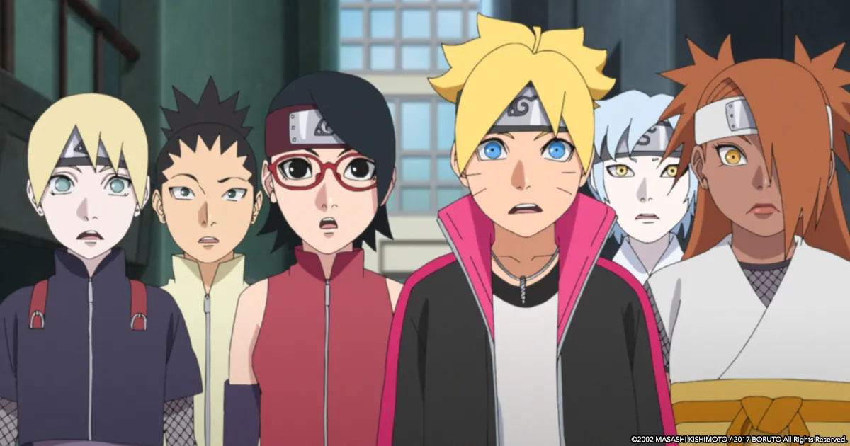 Imagen promocional de Boruto: Naruto Next Generations publicada por VIZ Media
