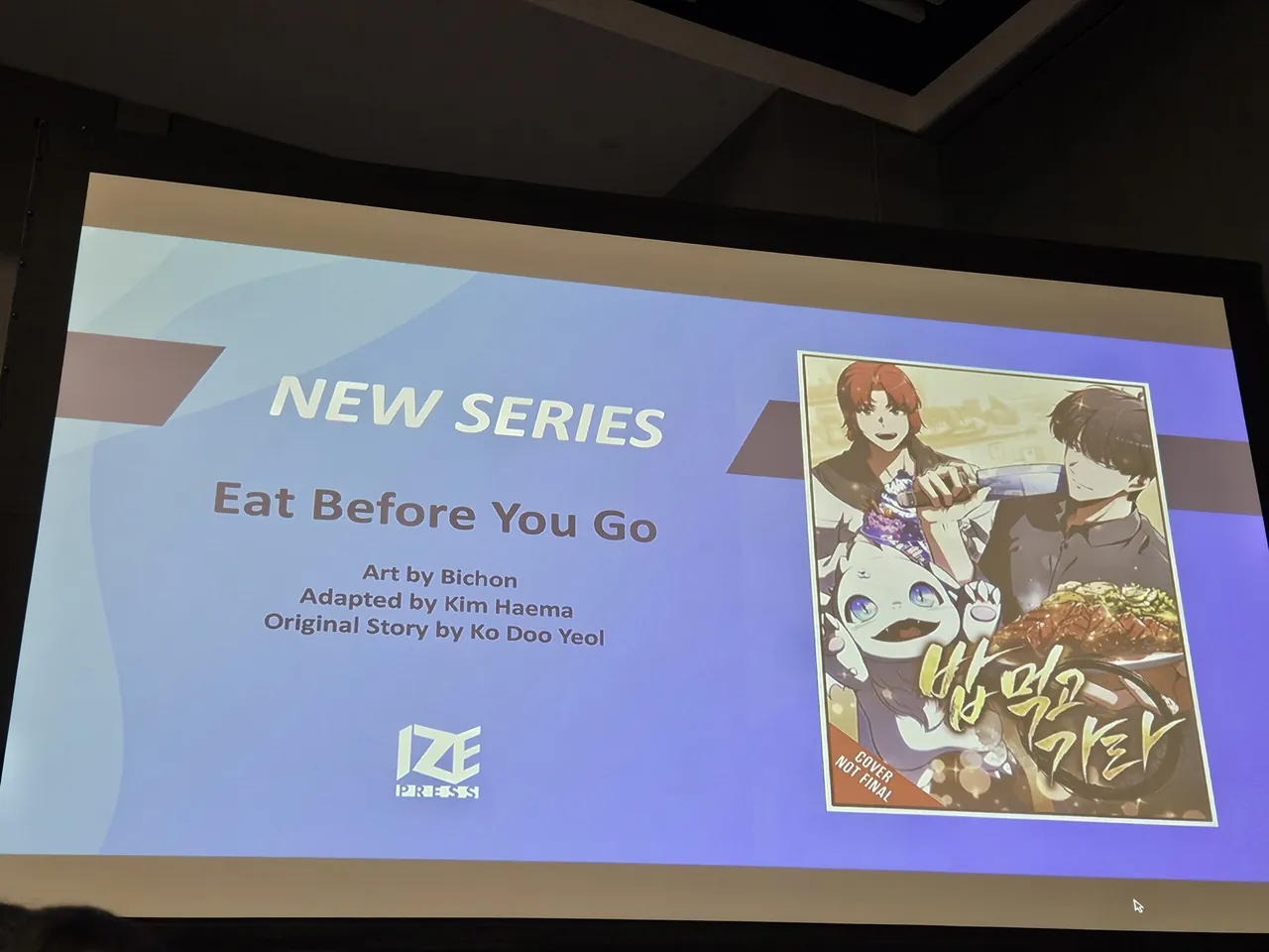 Imagen verificada de IZE Press Regas y Eat Before You Go