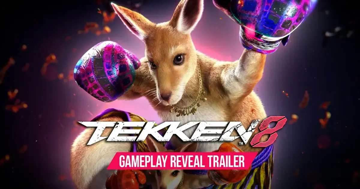 Imagen oficial del tráiler de Roger Jr. para TEKKEN 8 con su madre usando guantes de boxeo