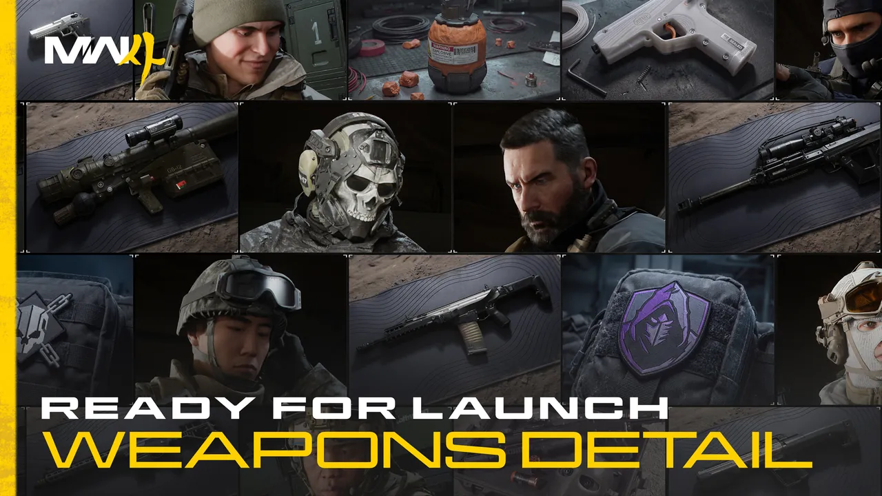 Montaje oficial de operadores y equipamiento de Modern Warfare 4