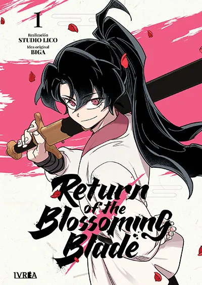 Portada del primer volumen de Return of the Blossoming Blade de Ivrea.