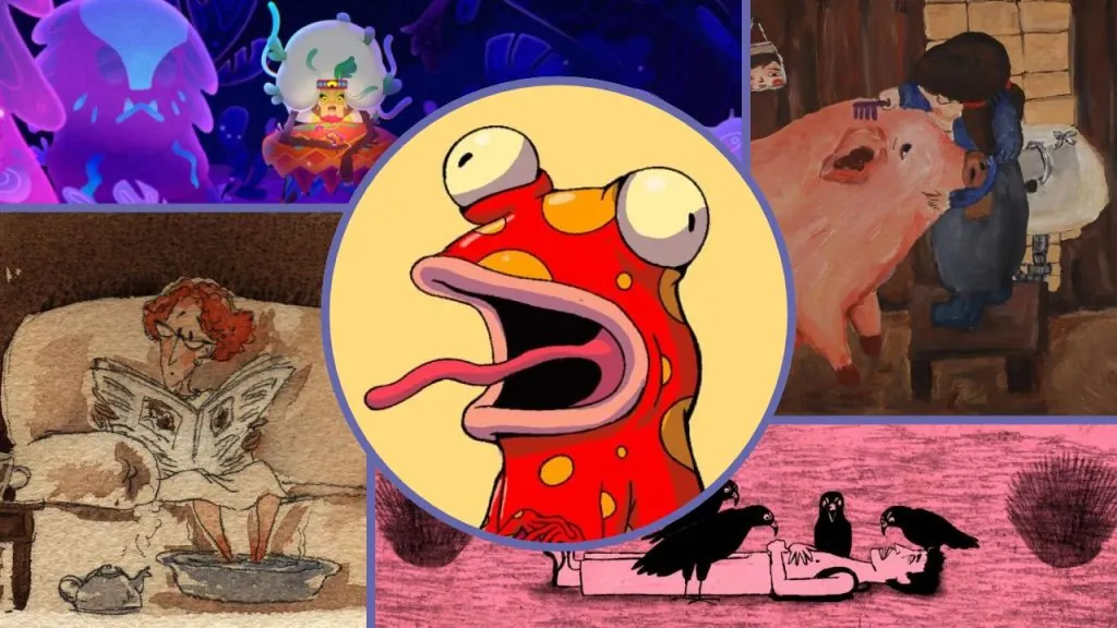Montaje de películas de la selección Anibia 2026, con Guida, Mu-ki-ra y Mi papá el camión