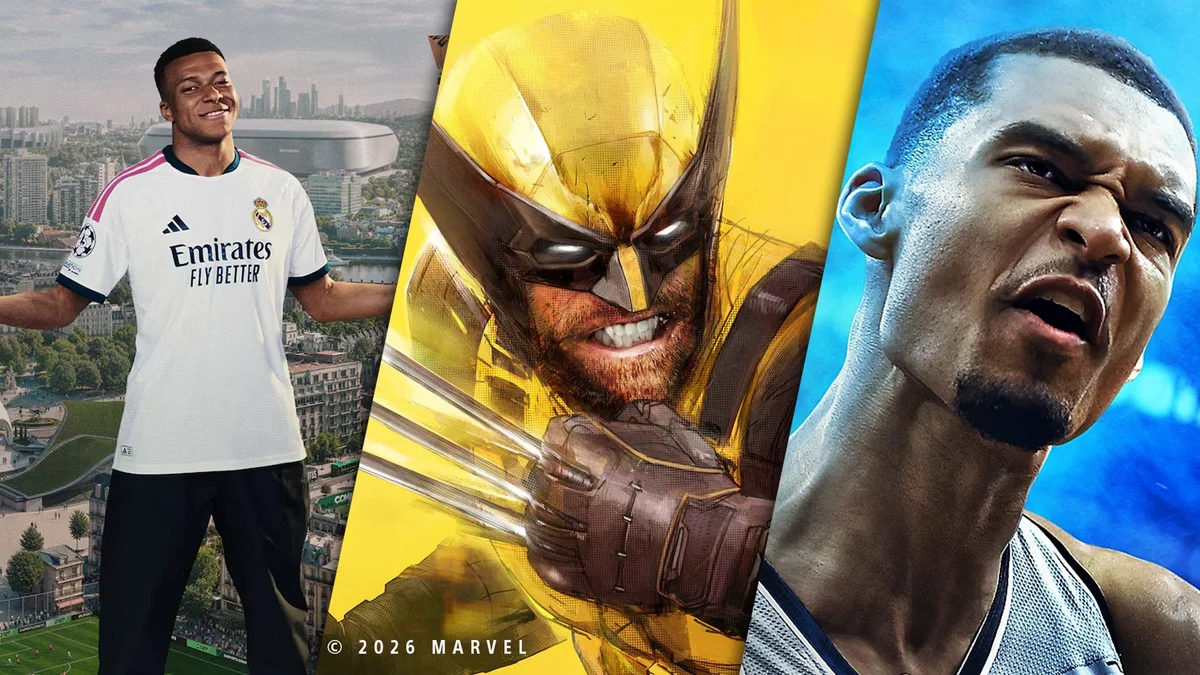 EA Sports FC, Wolverine y NBA 2K en el gráfico de PlayStation